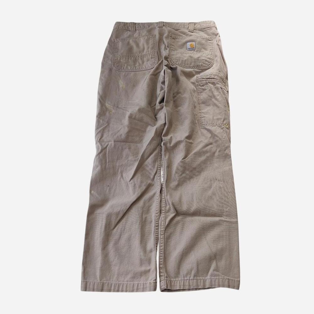 Carhartt tan relaxed fit carpenter pants